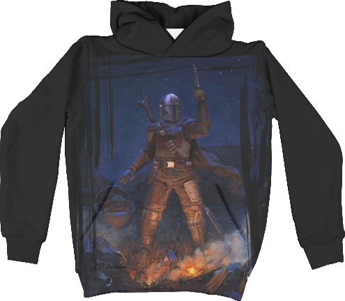 Kids' Hoodie 3D - The Mandalorian (1) - Mfest