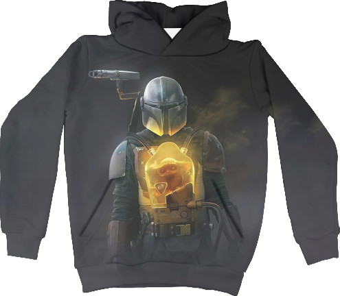 Kids' Hoodie 3D - The Mandalorian (2) - Mfest