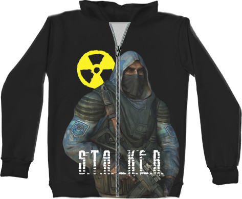 Unisex Zip-through Hoodie 3D - S.T.A.L.K.E.R. 2 (2) - Mfest