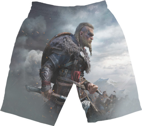 Men's Shorts 3D - Assassin’s Creed Valhalla (4) - Mfest