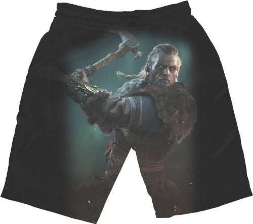 Men's Shorts 3D - Assassin’s Creed Valhalla (1) - Mfest