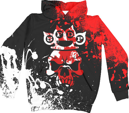 Kids' Hoodie 3D - Five Finger Death Punch (4) - Mfest