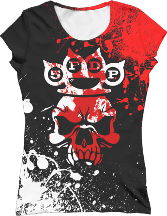 Women's T-Shirt 3D - Five Finger Death Punch (4) - Mfest