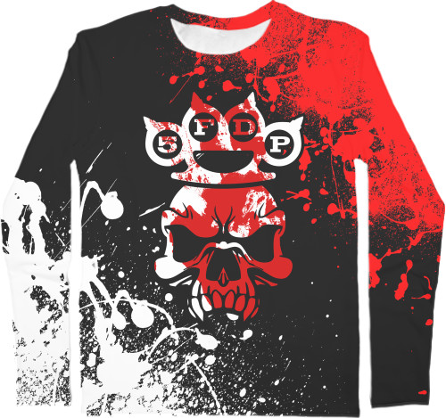 Men's Longsleeve Shirt 3D - Five Finger Death Punch (4) - Mfest