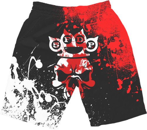 Men's Shorts 3D - Five Finger Death Punch (4) - Mfest