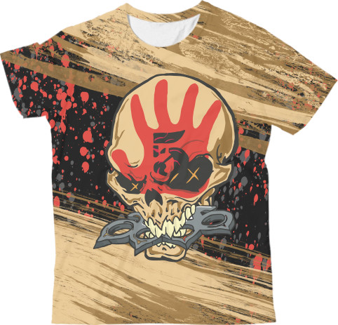 Kids' T-Shirt 3D - Five Finger Death Punch (7) - Mfest