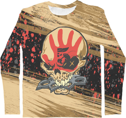 Men's Longsleeve Shirt 3D - Five Finger Death Punch (7) - Mfest