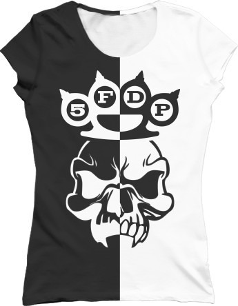 Women's T-Shirt 3D - Five Finger Death Punch (5) - Mfest