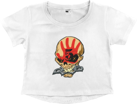 Women's Cropped Premium T-Shirt - Five Finger Death Punch (3) - Mfest