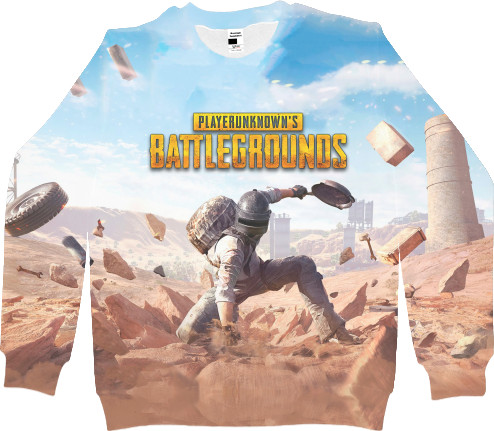 Women's Sweatshirt 3D - PUBG (20) - Mfest