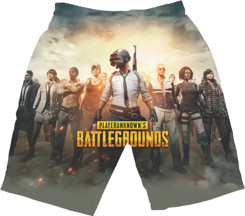 Men's Shorts 3D - PUBG (22) - Mfest