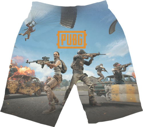 Men's Shorts 3D - PUBG (21) - Mfest