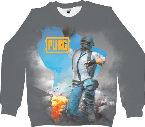 Kids' Sweatshirt 3D - PUBG (18) - Mfest