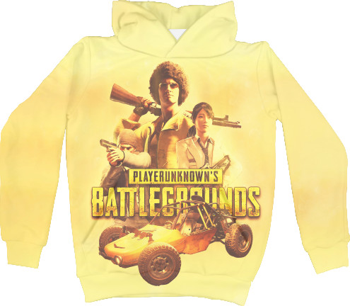 Kids' Hoodie 3D - PUBG (15) - Mfest