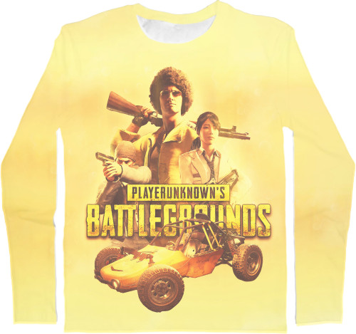 Men's Longsleeve Shirt 3D - PUBG (15) - Mfest