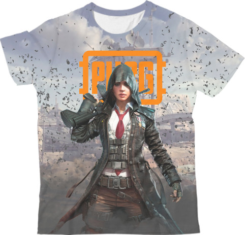 Kids' T-Shirt 3D - PUBG (14) - Mfest