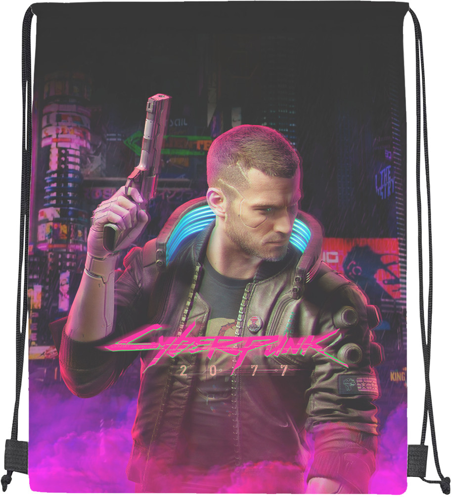 Drawstring Bag - CYBERPUNK 2077 (12) - Mfest