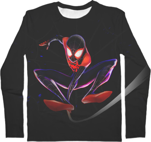 Kids' Longsleeve Shirt 3D - ЧЕЛОВЕК ПАУК (SPIDER-MAN) 7 - Mfest