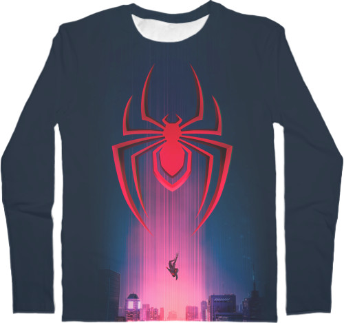 Kids' Longsleeve Shirt 3D - ЧЕЛОВЕК ПАУК (SPIDER-MAN) 5 - Mfest