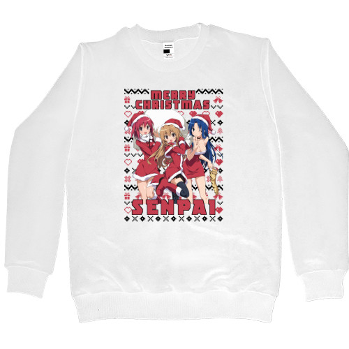 Women's Premium Sweatshirt - Merry Christmas SENPAI - Mfest