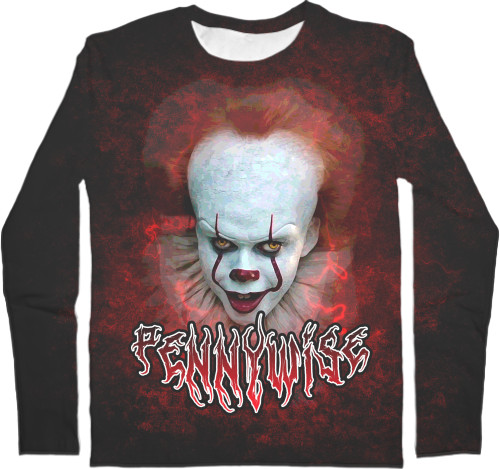 Men's Longsleeve Shirt 3D - Pennywise (3) - Mfest