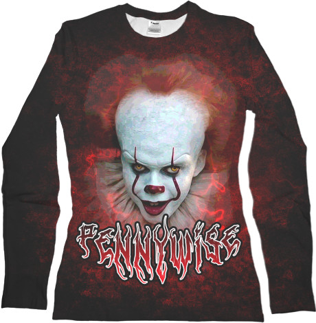 Women's Longsleeve Shirt 3D - Pennywise (3) - Mfest