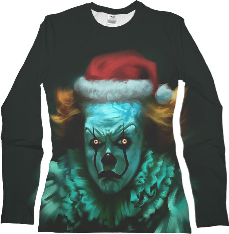 Women's Longsleeve Shirt 3D - Pennywise (4) - Mfest