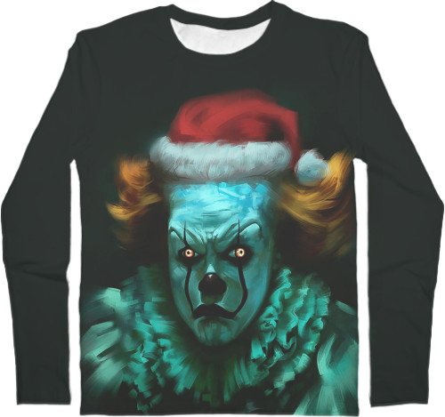 Kids' Longsleeve Shirt 3D - Pennywise (4) - Mfest