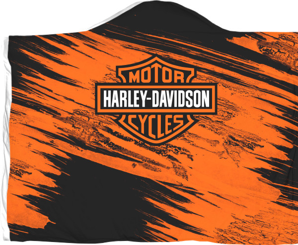 Плед с капюшоном 3D - Harley-Davidson [1] - Mfest