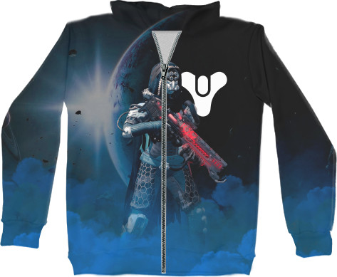 Unisex Zip-through Hoodie 3D - DESTINY [2] - Mfest