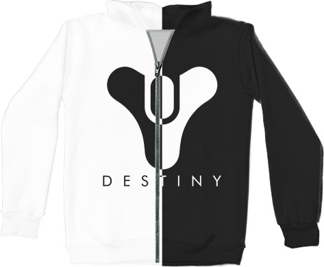 Unisex Zip-through Hoodie 3D - DESTINY [3] - Mfest