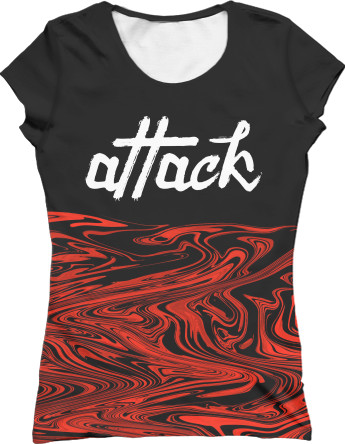 Women's T-Shirt 3D - ATTACK - Mfest