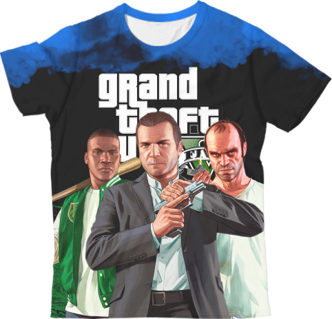 Kids' T-Shirt 3D - GTA V (5) - Mfest