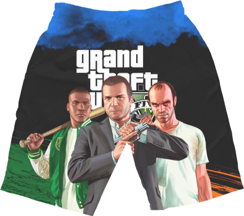 Kids' Shorts 3D - GTA V (5) - Mfest