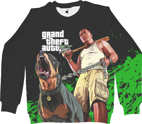 Men's Sweatshirt 3D - GTA V (6) - Mfest