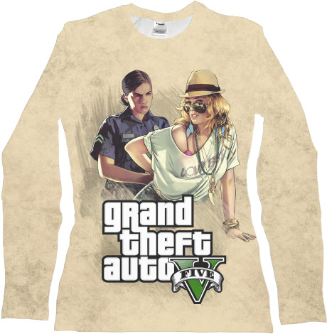 Women's Longsleeve Shirt 3D - GTA V (7) - Mfest