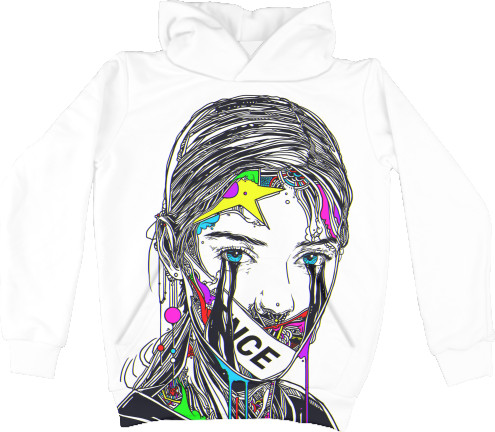 Kids' Hoodie 3D - CRY BABY - Mfest