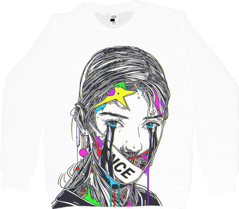 Women's Sweatshirt 3D - CRY BABY - Mfest