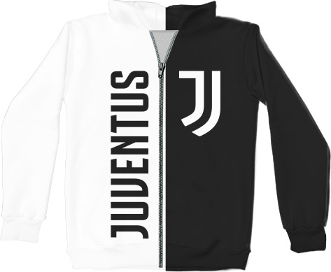 Unisex Zip-through Hoodie 3D - JUVENTUS (5) - Mfest