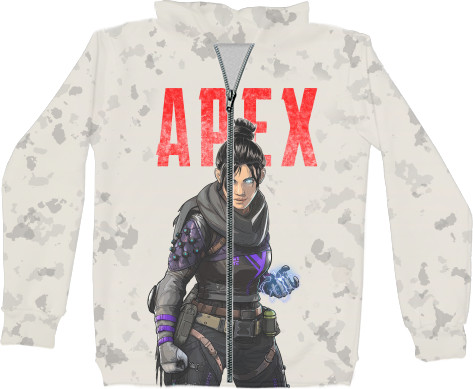 Unisex Zip-through Hoodie 3D - APEX LEGENDS [8] - Mfest