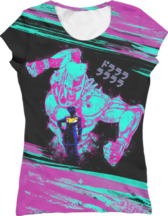 Women's T-Shirt 3D - JOJO'S BIZARRE ADVENTURE (5) - Mfest