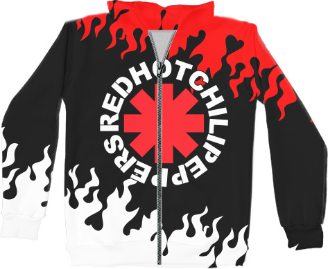 Unisex Zip-through Hoodie 3D - Red Hot Chili Peppers [7] - Mfest