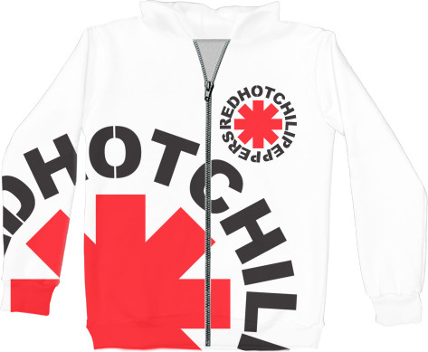 Unisex Zip-through Hoodie 3D - Red Hot Chili Peppers [5] - Mfest