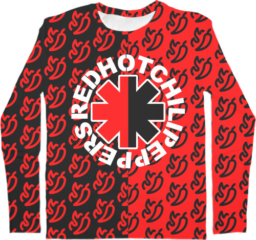 Men's Longsleeve Shirt 3D - Red Hot Chili Peppers [1] - Mfest