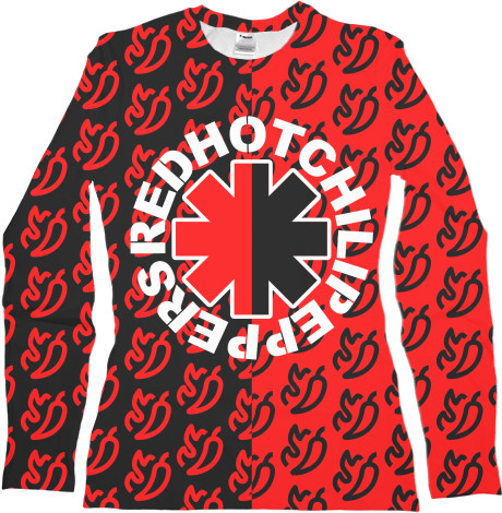 Women's Longsleeve Shirt 3D - Red Hot Chili Peppers [1] - Mfest