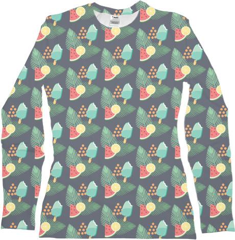 Women's Longsleeve Shirt 3D - ЛЕТО [1] - Mfest