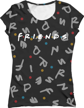 Women's T-Shirt 3D - Friends [1] - Mfest