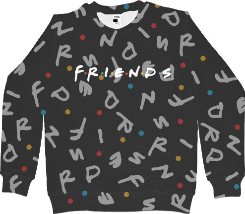 Men's Sweatshirt 3D - Friends [1] - Mfest