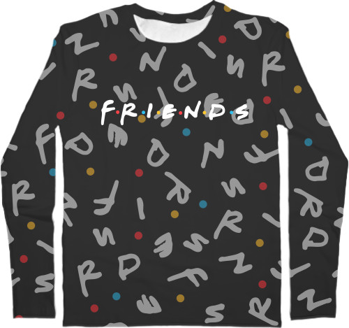 Men's Longsleeve Shirt 3D - Friends [1] - Mfest