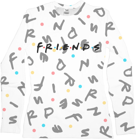 Women's Longsleeve Shirt 3D - Friends [2] - Mfest